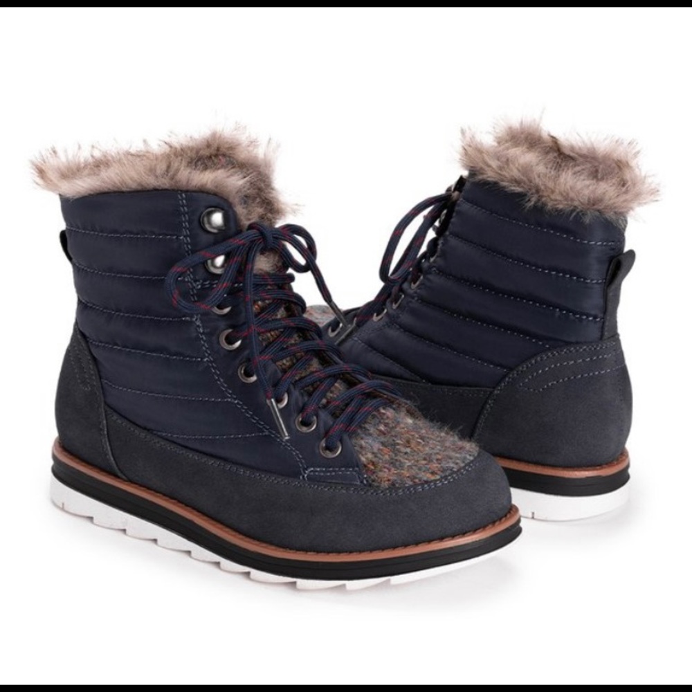 Muk Luks Navy Sigrid Boot